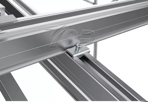 Aluminum Solar Panel Mounting Rail Clamp
